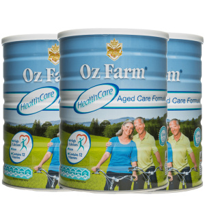 OZfarm 中老年人奶粉 900g 3罐包邮