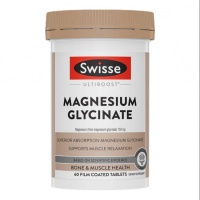 Swisse Ultiboost Magnesium Glycinate 高品质甘氨酸镁 60片 Swisse Ultiboost Magnesium Glycinate 高品质甘氨酸镁 60片