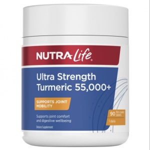 NutraLife Ultra Strength Turmeric 纽乐超强姜黄素 55000+ 90片 NutraLife Ultra Strength Turmeric 纽乐超强姜黄素 55000+ 90片