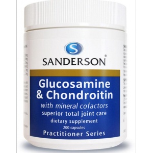 SANDERSON Glucosamine & Chondroitin with Mineral Co-Factors 维骨力 & 软骨素 200粒