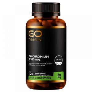 Go Healthy go chromium 3340mcg 120c 高之源铬精华血糖平衡胶囊3340mg 120粒 Go Healthy go chromium 3340mcg 120c 高之源铬精华血糖平衡胶囊3340mg 120粒