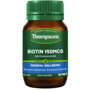 Thompson's 汤普森 生物素片 生发片 100粒