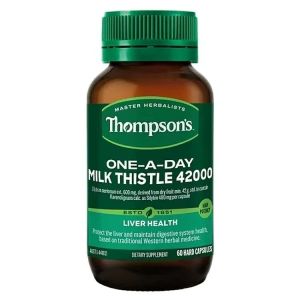 Thompson’s汤普森奶蓟草胶囊 42000 60粒 Thompson’s汤普森奶蓟草胶囊 42000 60粒