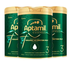 Aptamil 爱他美有机A2蛋白婴儿奶粉4段3罐包邮 900g  澳洲直邮