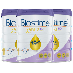Biostime SN-2 BIO PLUS 法国合生元澳新有机婴儿配方羊奶粉 1段800g【3罐包邮】