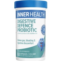 INNER HEALTH 澳洲肠道成人肠胃助消化缓胀气调理杆菌益生菌胶囊 60粒