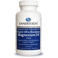 Sanderson 柠檬酸镁补充剂 120片 Sanderson 柠檬酸镁补充剂 120片