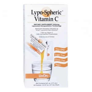 Livon Lypo-Spheric Vitamin C 脂质维他命C维生素C 1000mg 30包 高端维c好吸收vc