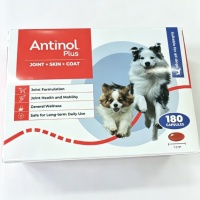 Antinol 安适得 宠物犬狗关节软骨素毛发皮肤 180粒 2盒包邮 Antinol 安适得 宠物犬狗关节软骨素毛发皮肤 180粒 2盒包邮