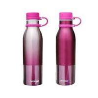 Contigo 不锈钢保温杯两个装 591ml（玫瑰红+渐变玫瑰红）