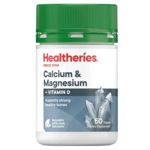 Healtheries贺寿利钙+镁+VD 50片