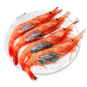 生鲜 塔斯曼️Tasman Kitchen皇家格陵兰（Royal Greenland）品牌刺身甜虾（蓝籽腹籽）（90-120只）1kg/盒