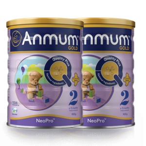 新西兰直邮 ANMUM 安满 金装 婴儿奶粉2段 900g 3罐包邮 