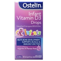Ostelin infant 婴幼儿液体维D3 少糖无味 2.4ml