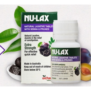 NULAX 乐康片 西梅味 40粒