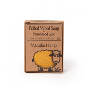 Felted Wool Soap 新西兰天然手工羊毛香皂【麦卢卡蜂蜜】100g