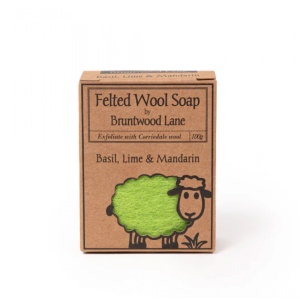 Felted Wool Soap 新西兰天然手工羊毛香皂【罗勒青柠】 100g