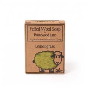 Felted Wool Soap 新西兰天然手工羊毛香皂【柠檬草】 100g
