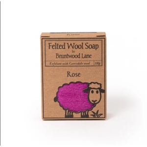 Felted Wool Soap 新西兰天然手工羊毛香皂【玫瑰】100g