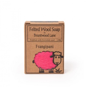 Felted Wool Soap 新西兰天然手工羊毛香皂【鸡蛋花】 100g