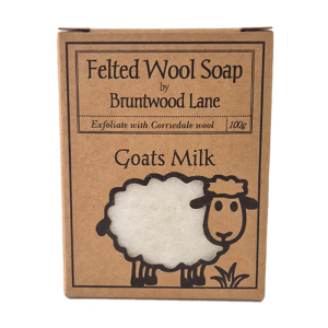 Felted Wool Soap 新西兰天然手工羊毛香皂【羊奶】 100g