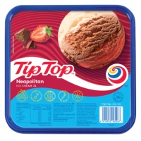 Tip Top 冰淇淋 那不勒三色 味道 2升