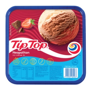 Tip Top 冰淇淋 那不勒三色 味道 2升