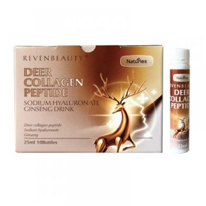 Naturies 鹿胶原蛋白肽透明质酸钠人参饮口服液 25ml*10支（无盒）