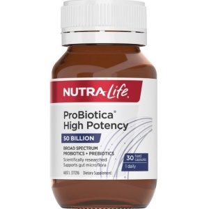 Nutralife Probiotica 纽乐成人50亿益生菌 30粒（含益生元）